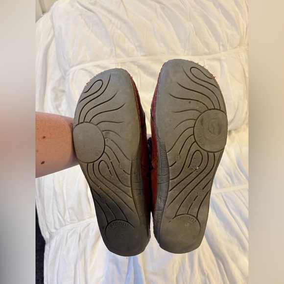 Remonte Tex Red Leather Ankle Boots – Lace-Up Zip Style - Picture 4 of 6